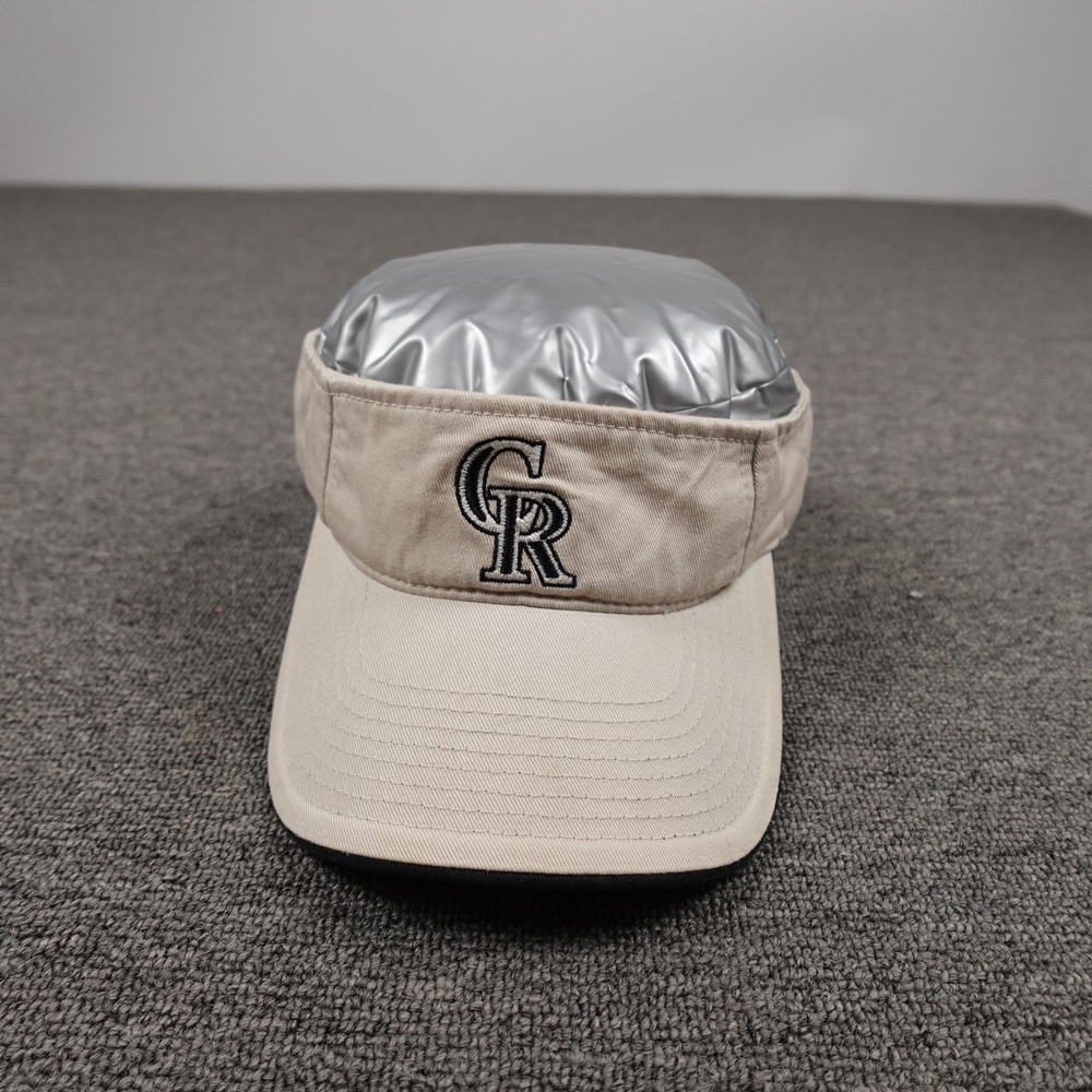 Colorado Rockies Hat Visor Strap Back Mens One Size MLB Genuine Merchandise